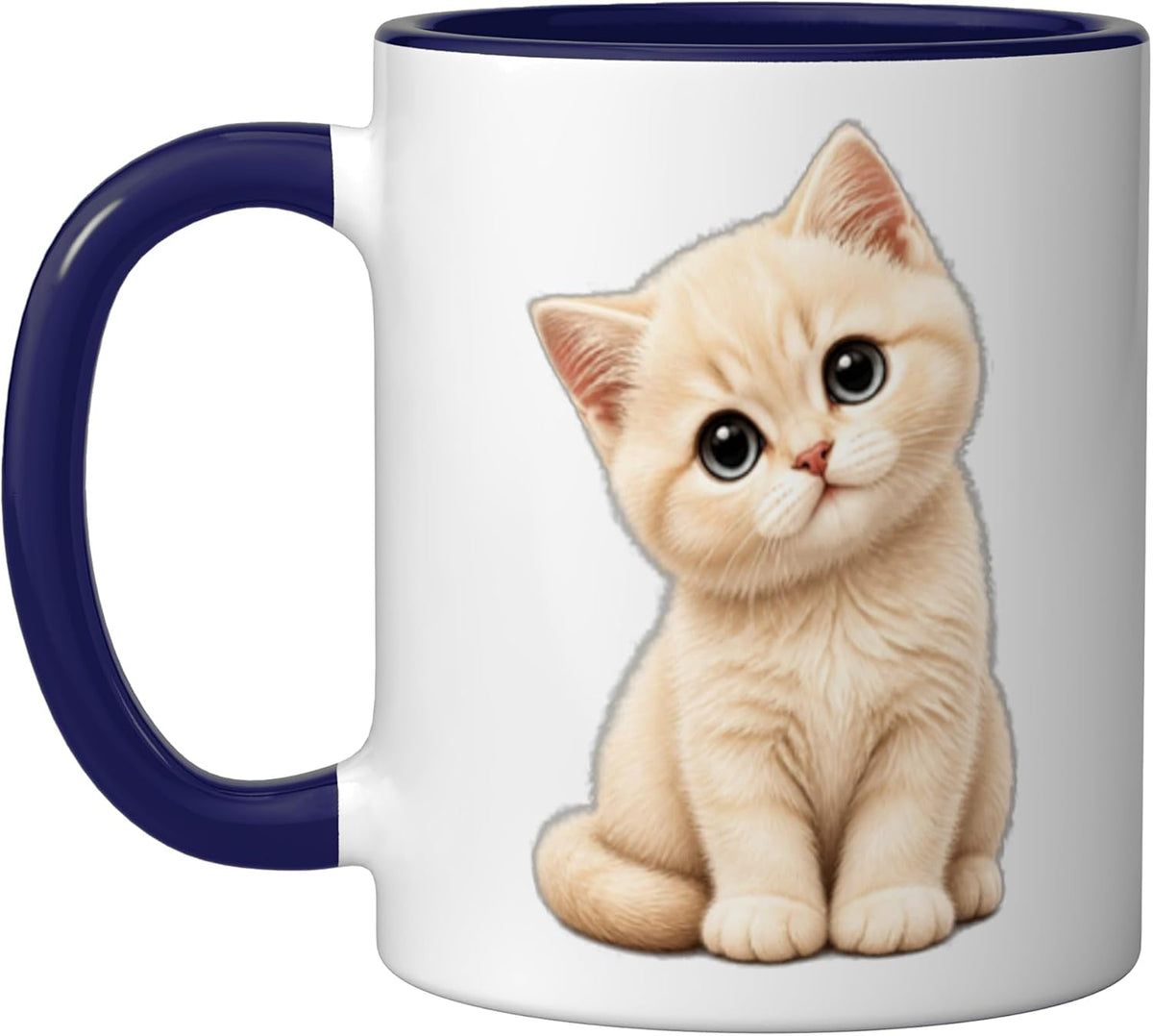 Cat Motif Art Design Gifts Cute Kitten Ceramic Mug