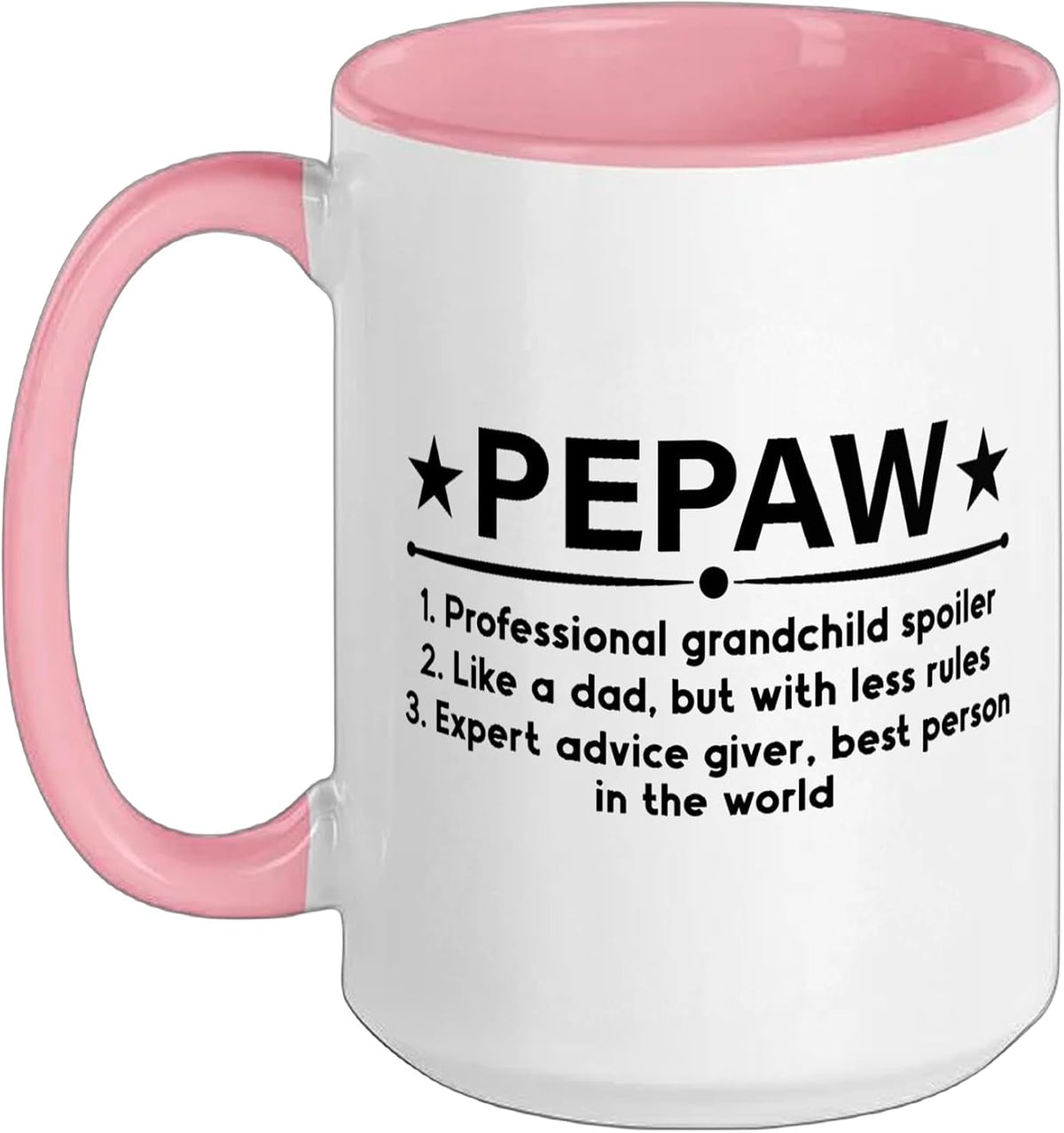 Pepaw Professional Grandchild Spoiler Definition Ceramic Mug