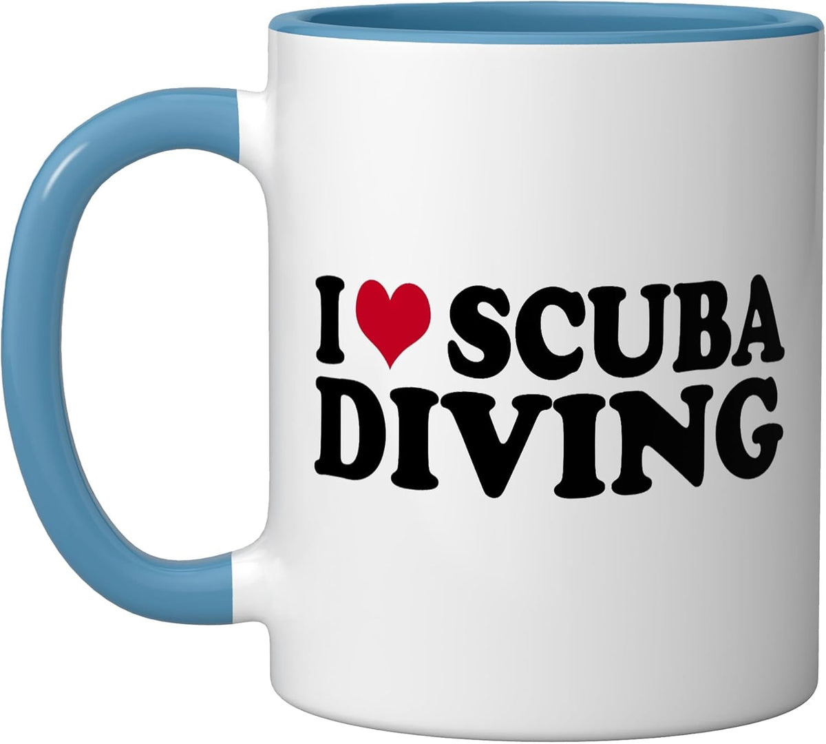 I Love Scuba Diving Diver Ceramic Mug