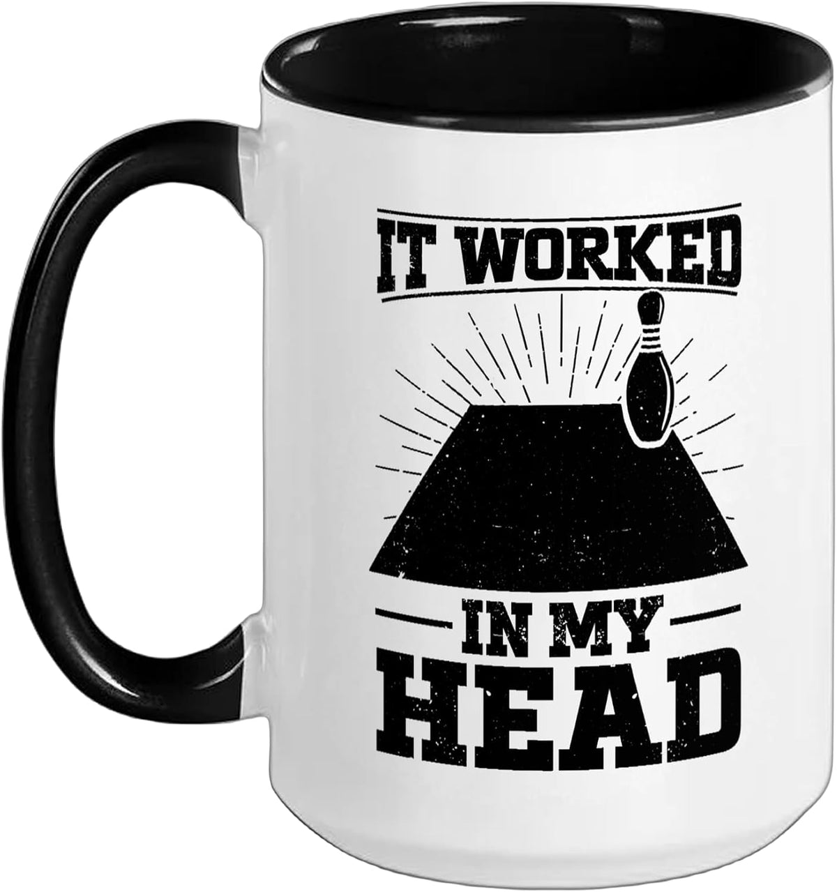 Bowler Gutter Funny Bowling Ceramic Mug