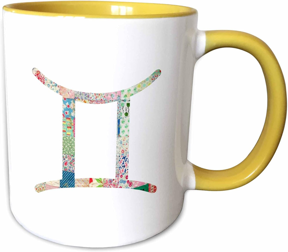 Gemini Symbol Colorful Girly Design Ceramic Mug