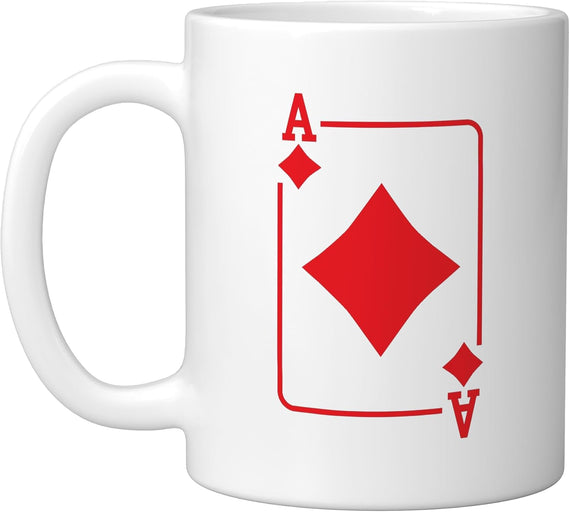 Ace Of Diamonds Playing Card Easy Halloween Costume Ceramic Mug