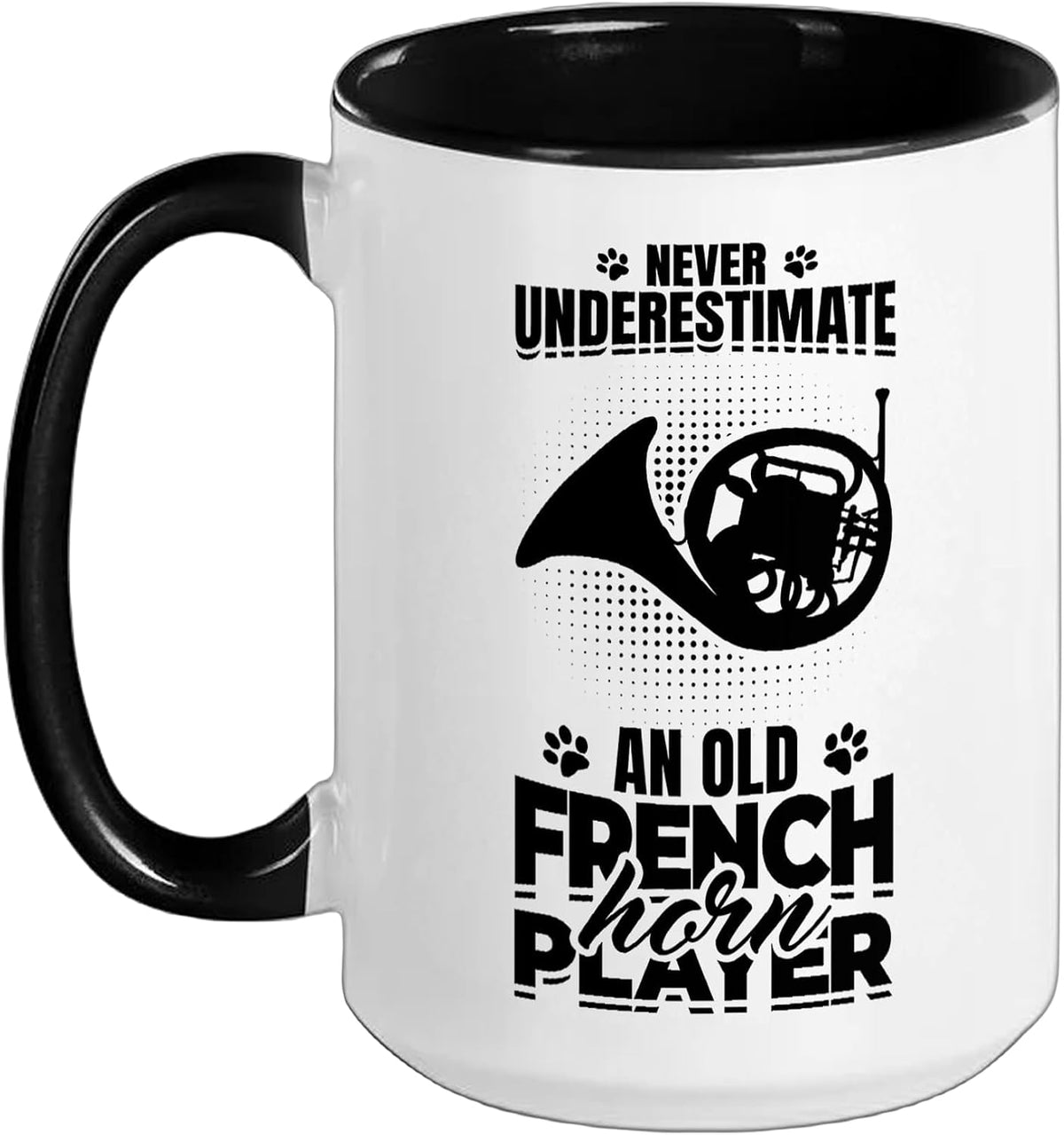 French Horn Grandfather Hornist Horn Player Ceramic Mug