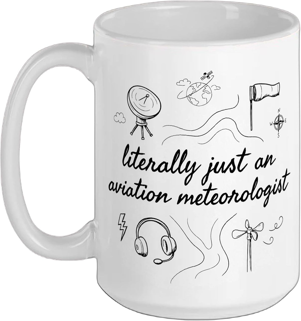 Aviation Meteorologist Weather Forecaster Aero Meteorology Ceramic Mug