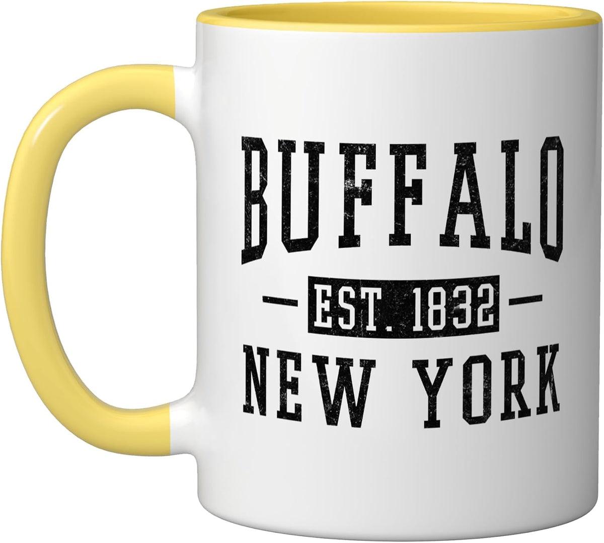 Buffalo Est. 1832 New York Vintage Heritage Ceramic Mug