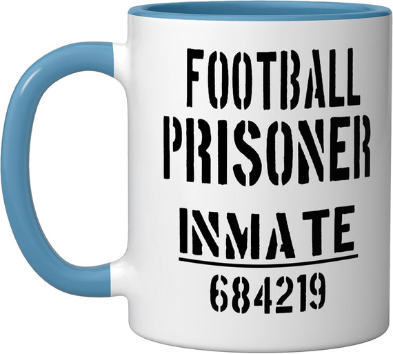 Football Halloween Costume Prisoner Jail Inmate Ceramic Mug