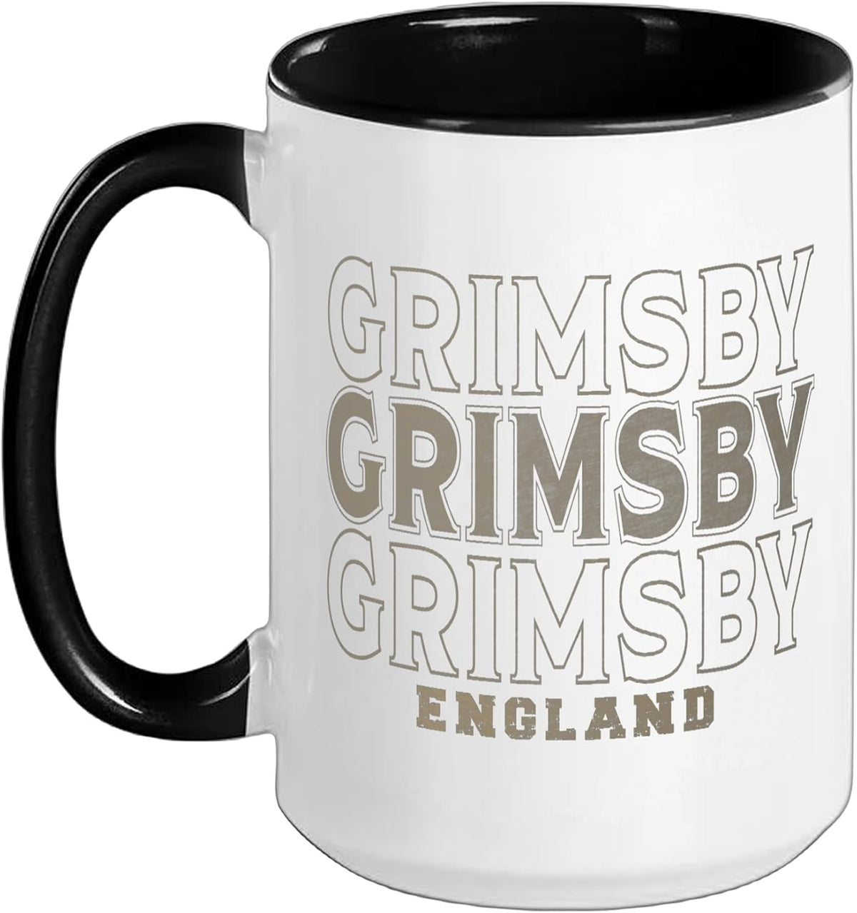 Vintage Grimsby England Ceramic Mug