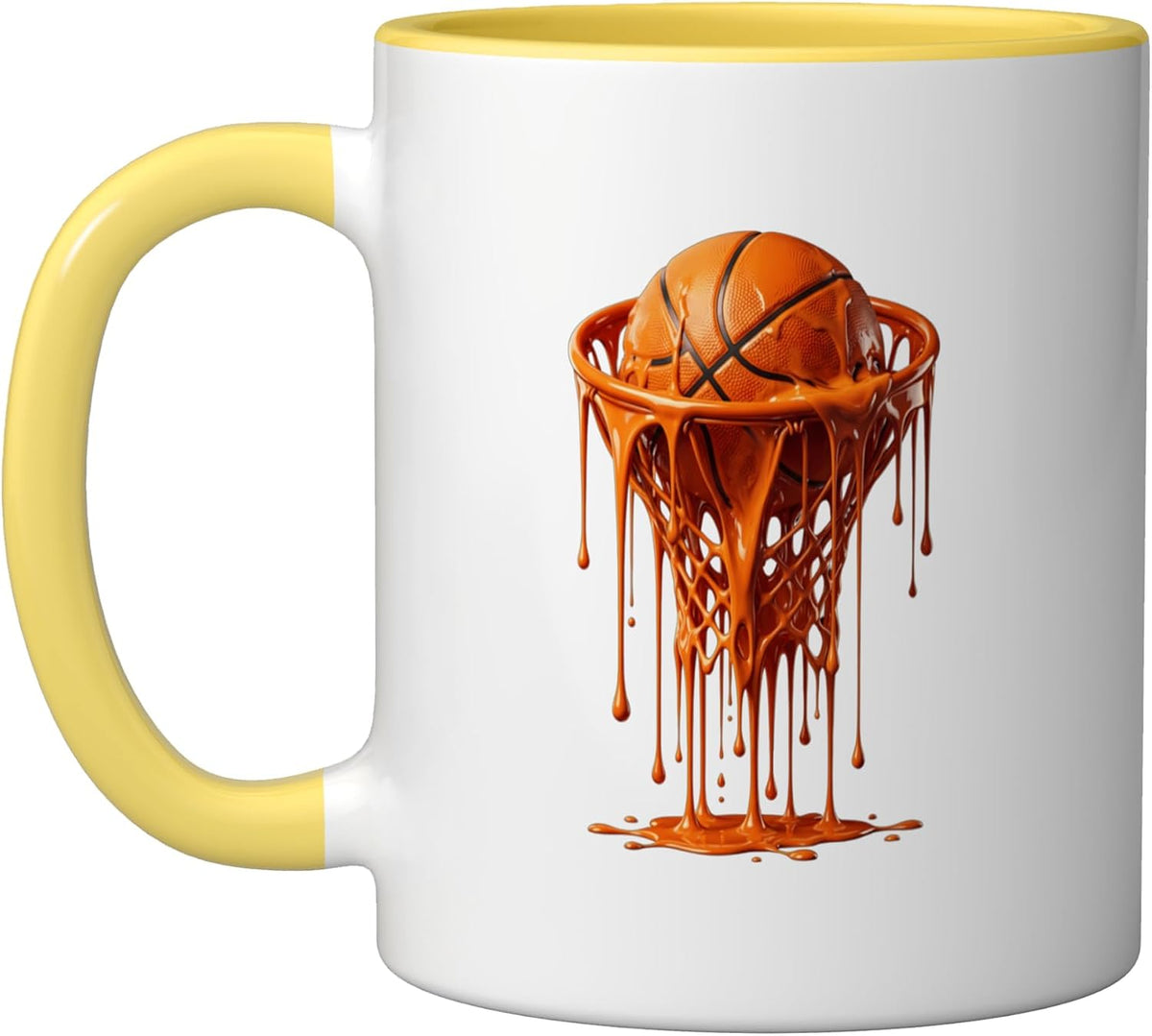 Drip Basketball Ice Cream Lover Dripping Basketball Player Ceramic Mug