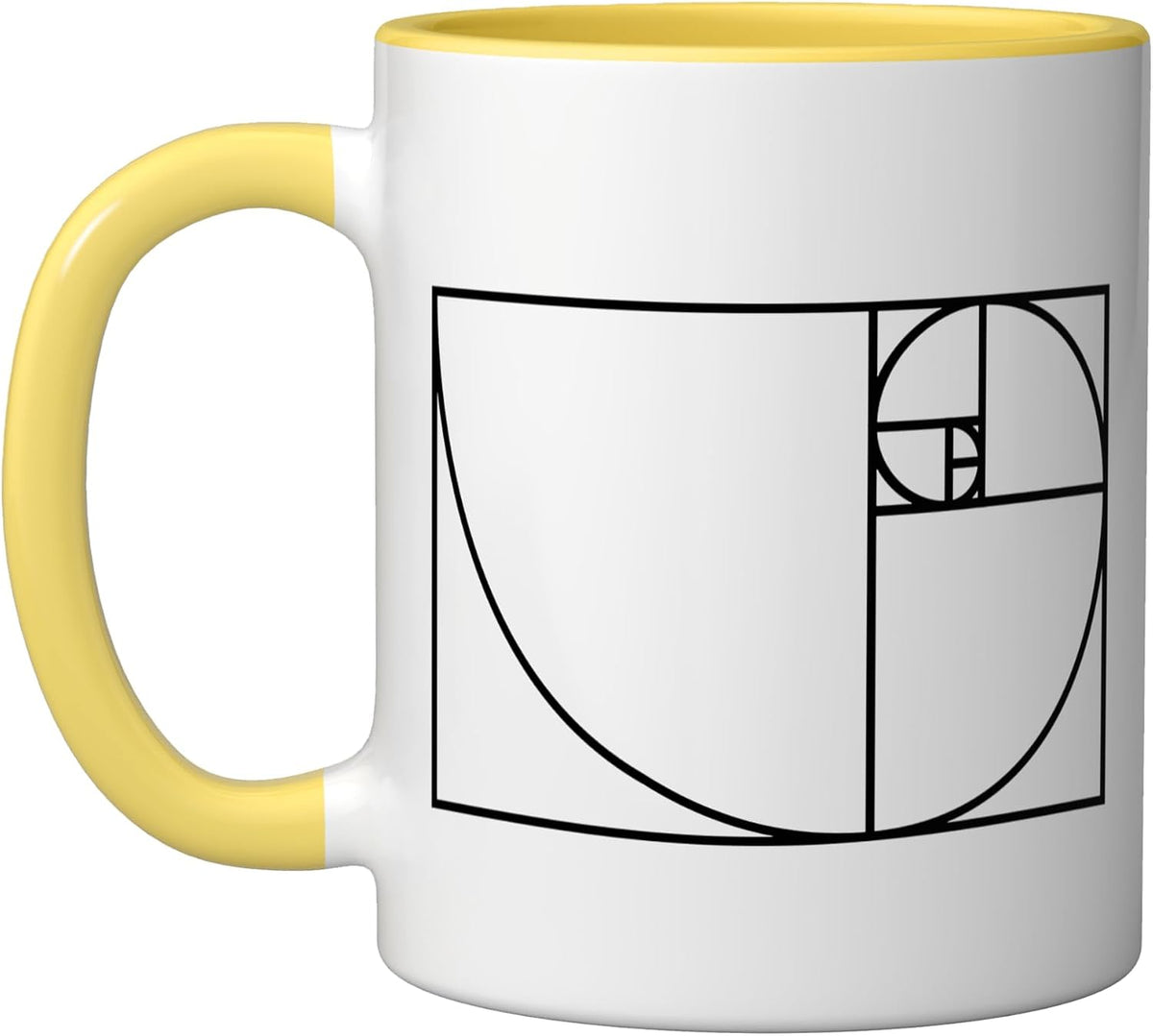 Sheldon Nerdy Golden Spiral Math Teacher Student Gift Ceramic Mug