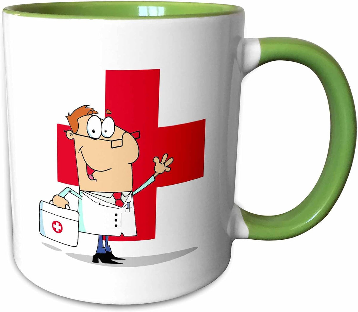 Silly Cartoon Doctor Doc Character Ceramic Mug
