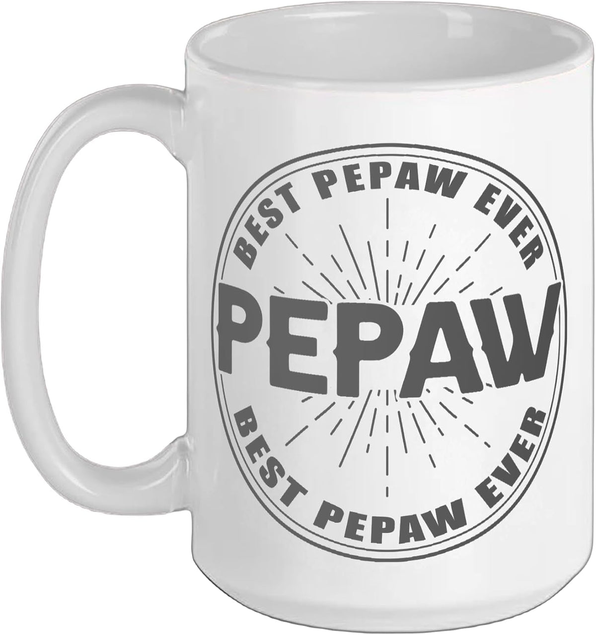 Best Pepaw Ever Funny Grandpa Fathers Day Vintage Design Ceramic Mug