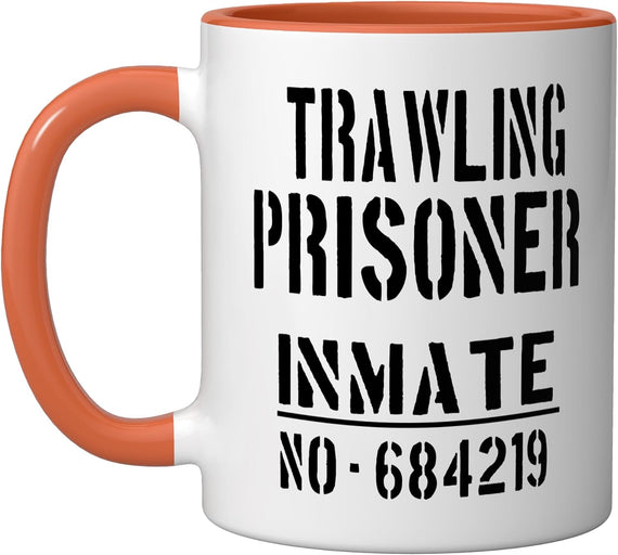 Trawling Prisoner Inmate Funny Fishing Ceramic Mug