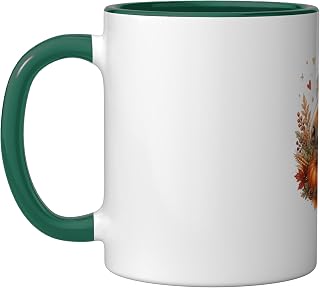 Cute Horse Pumpkin Coquette Bow Autumn Fall Equestrian Ceramic Mug