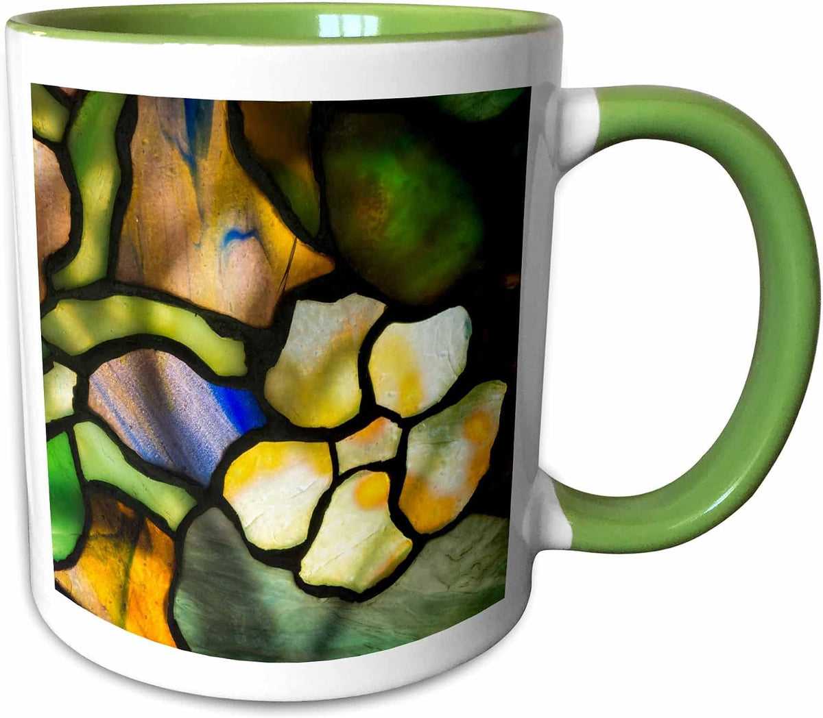 New York, Tiffany Stained Glass Lamp Shade Ceramic Mug