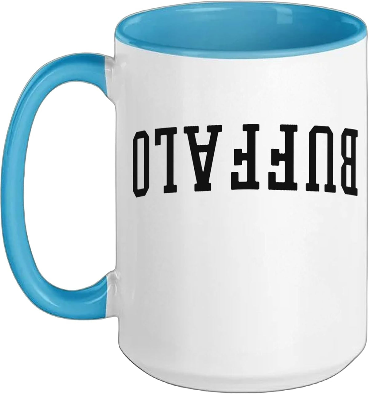 Buffalo Upside-Down Varsity Collegiate Ceramic Mug