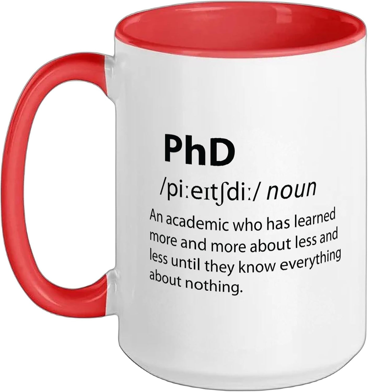 Phd Funny Dictionary Definition Doctorate Student Ceramic Mug