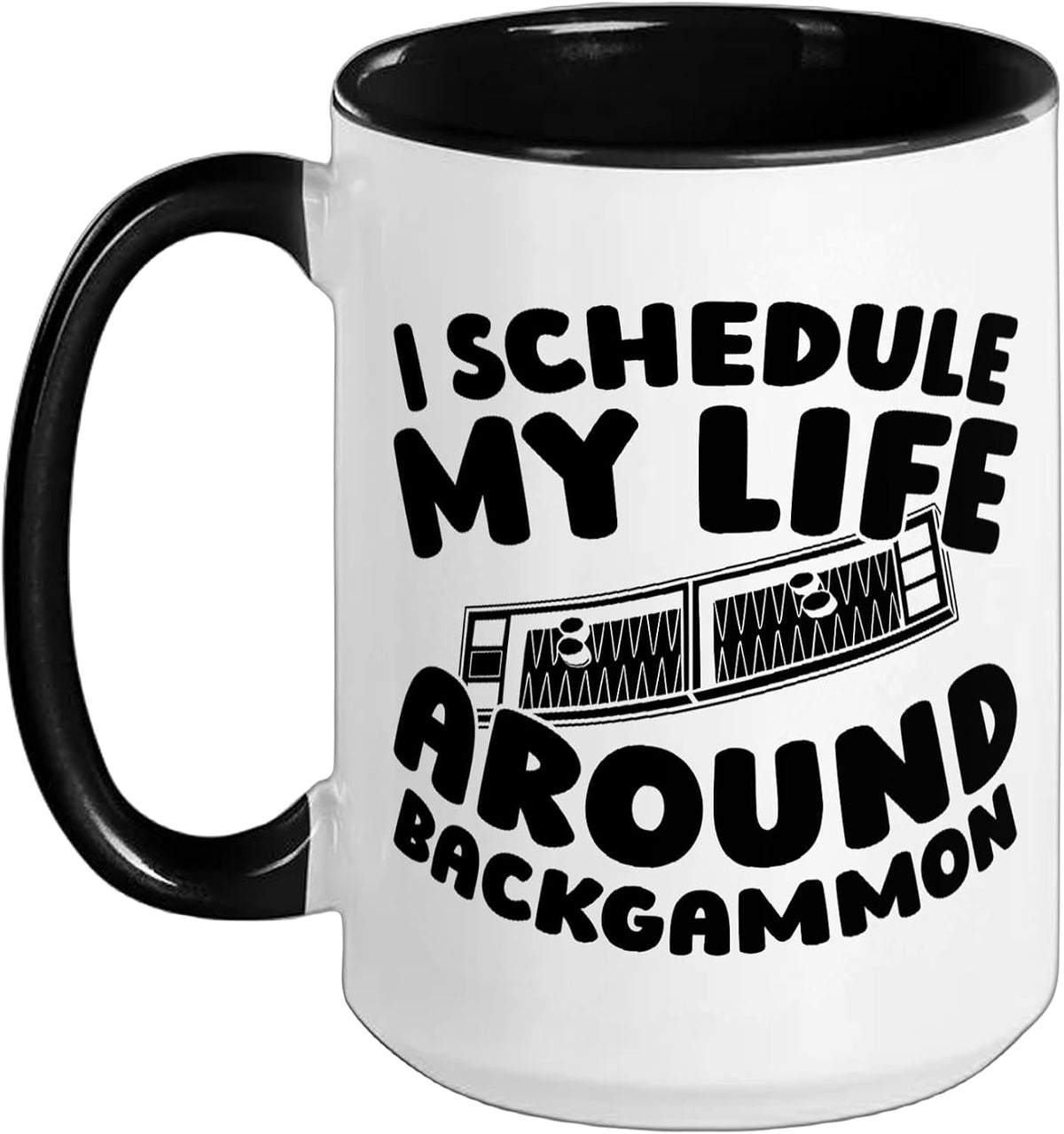 Strategy Board Game - Dice Backgammon Ceramic Mug