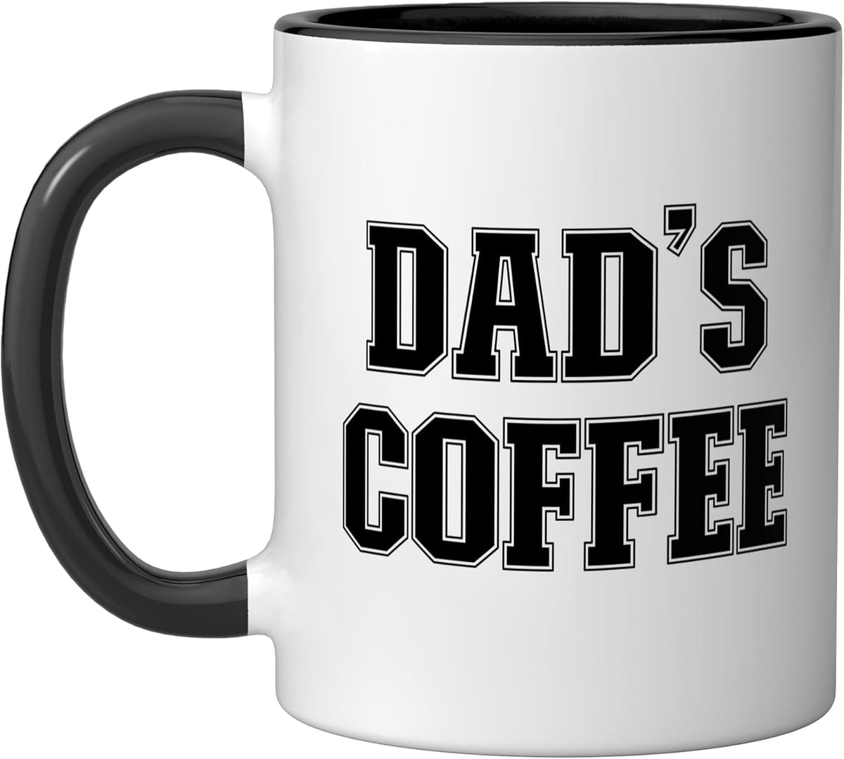 Dad's Coffee Dad Name Personalized Christmas Ceramic Mug