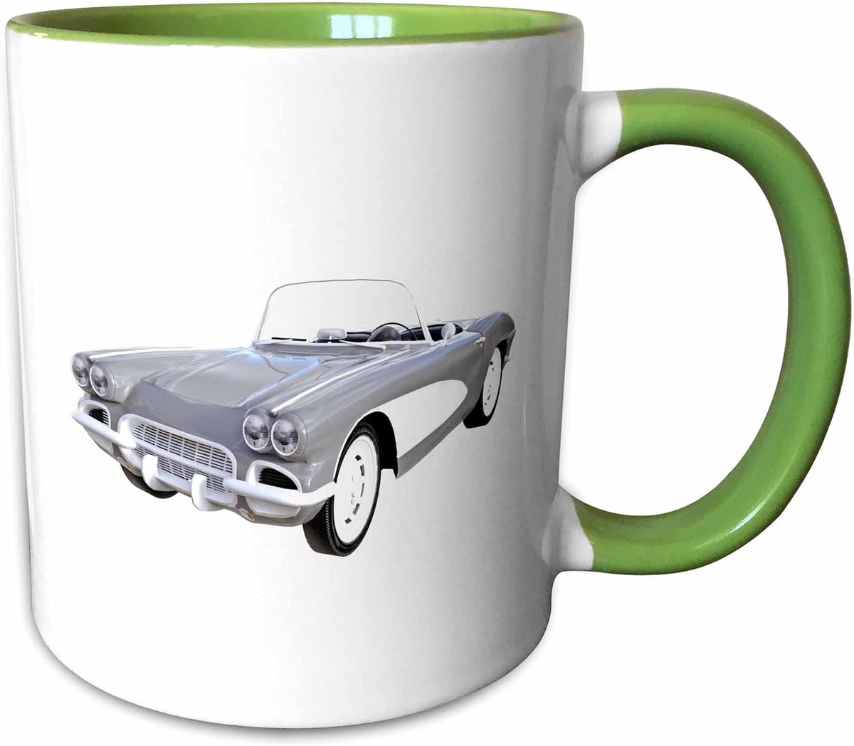 1961 Silver Convertible Ceramic Mug