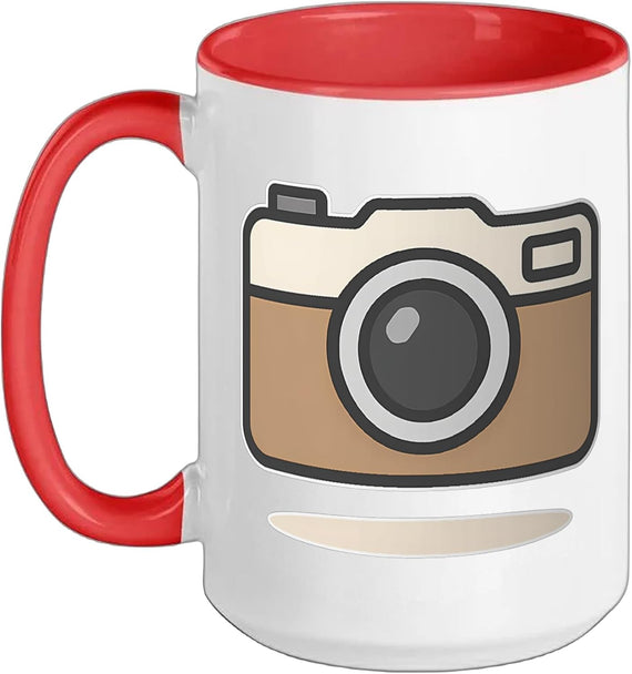 Kawaii Camera Cartoon Ceramic Mug