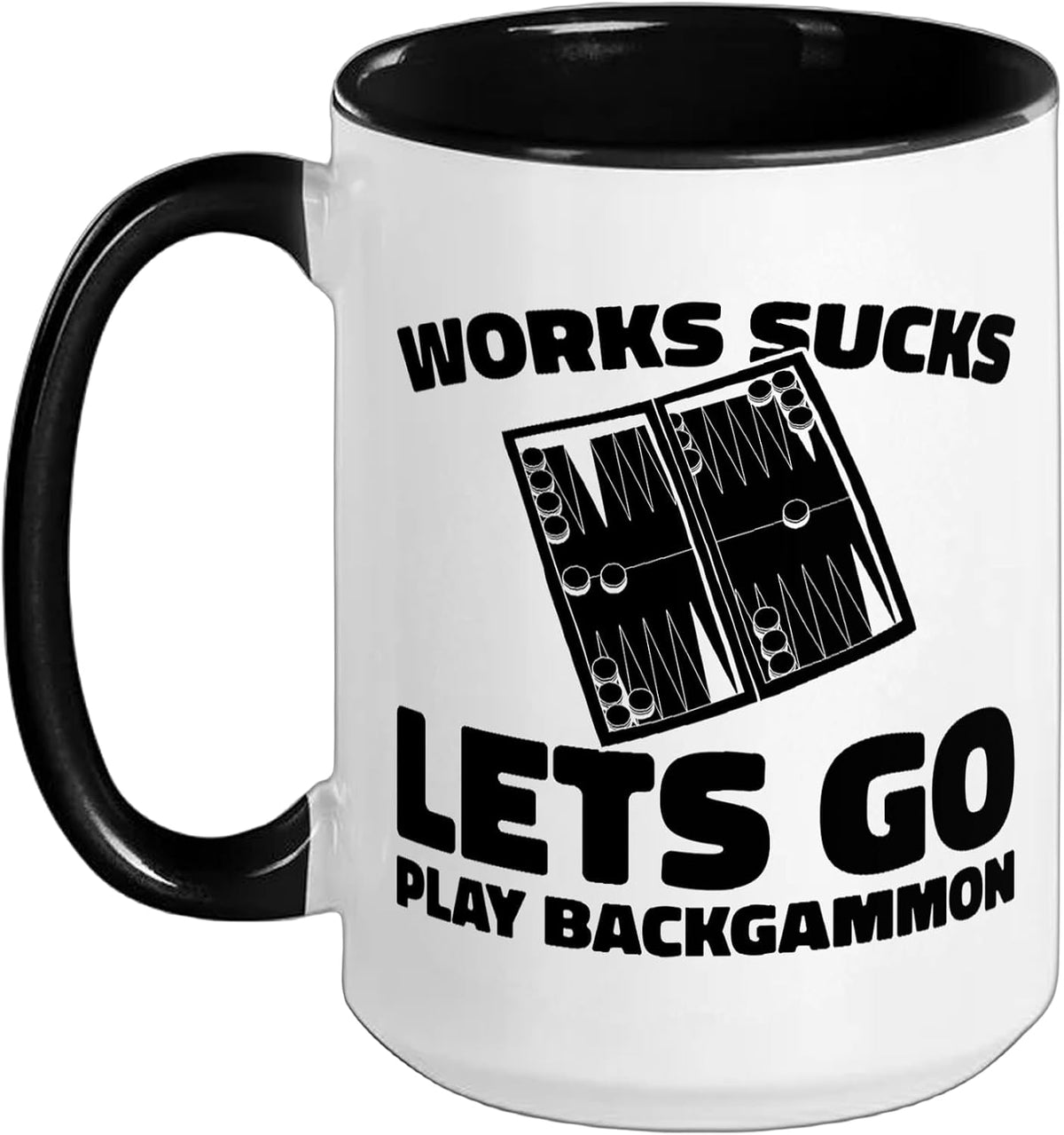 Board Game Dice - Strategy Backgammon Ceramic Mug