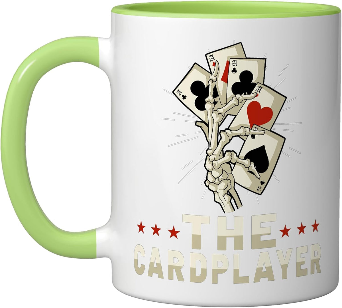The Cardplayer Poker Game Las Vegas Ceramic Mug