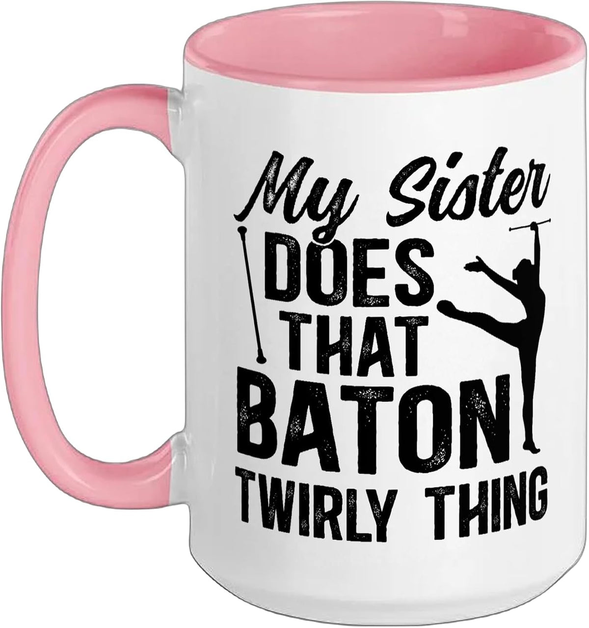 Baton Twirl Brother Funny Baton Twirling Brother Halloween Ceramic Mug