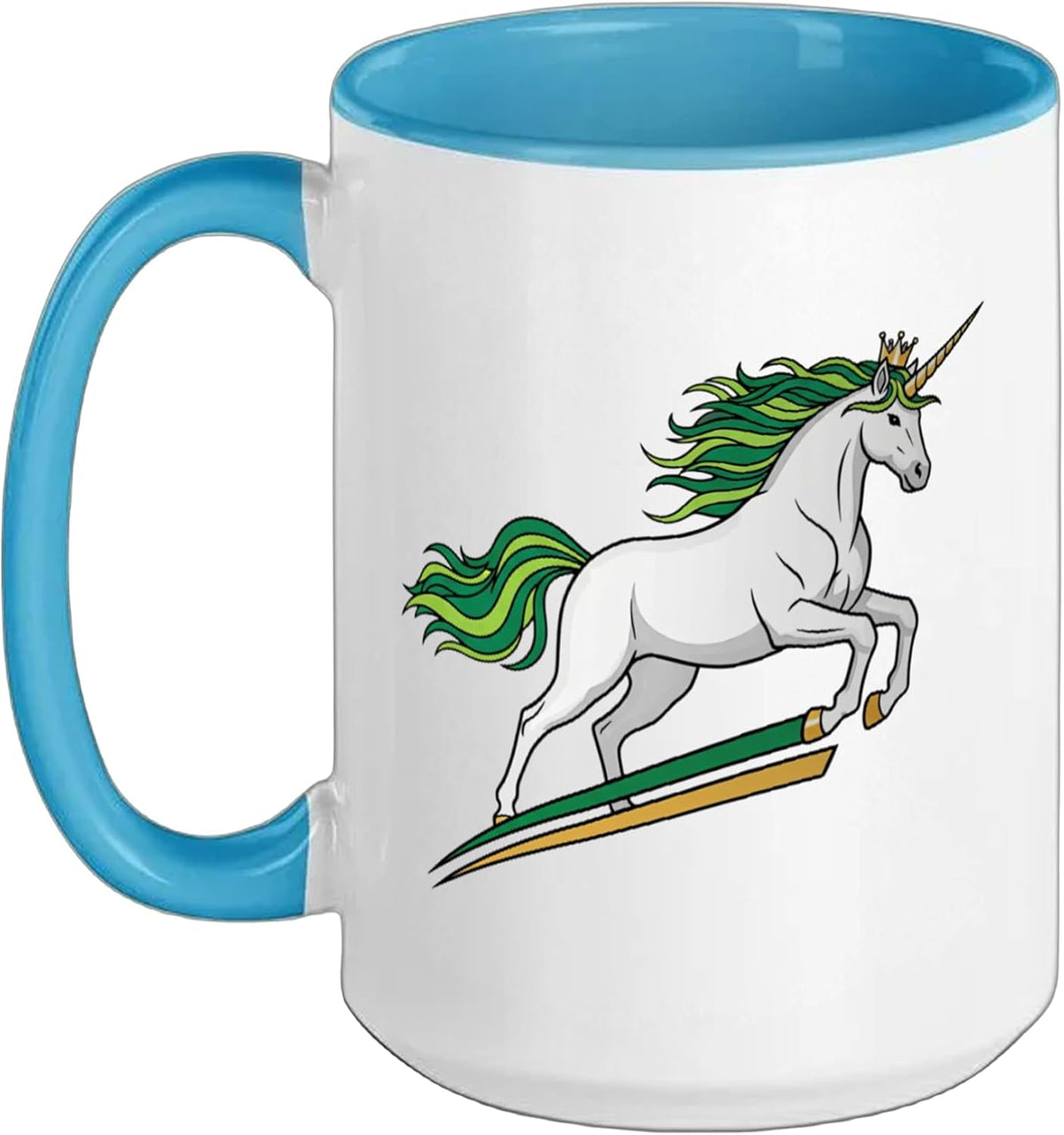 Cute Unicorn Shamrock Toddler Girls St. Patrick's Day Ceramic Mug