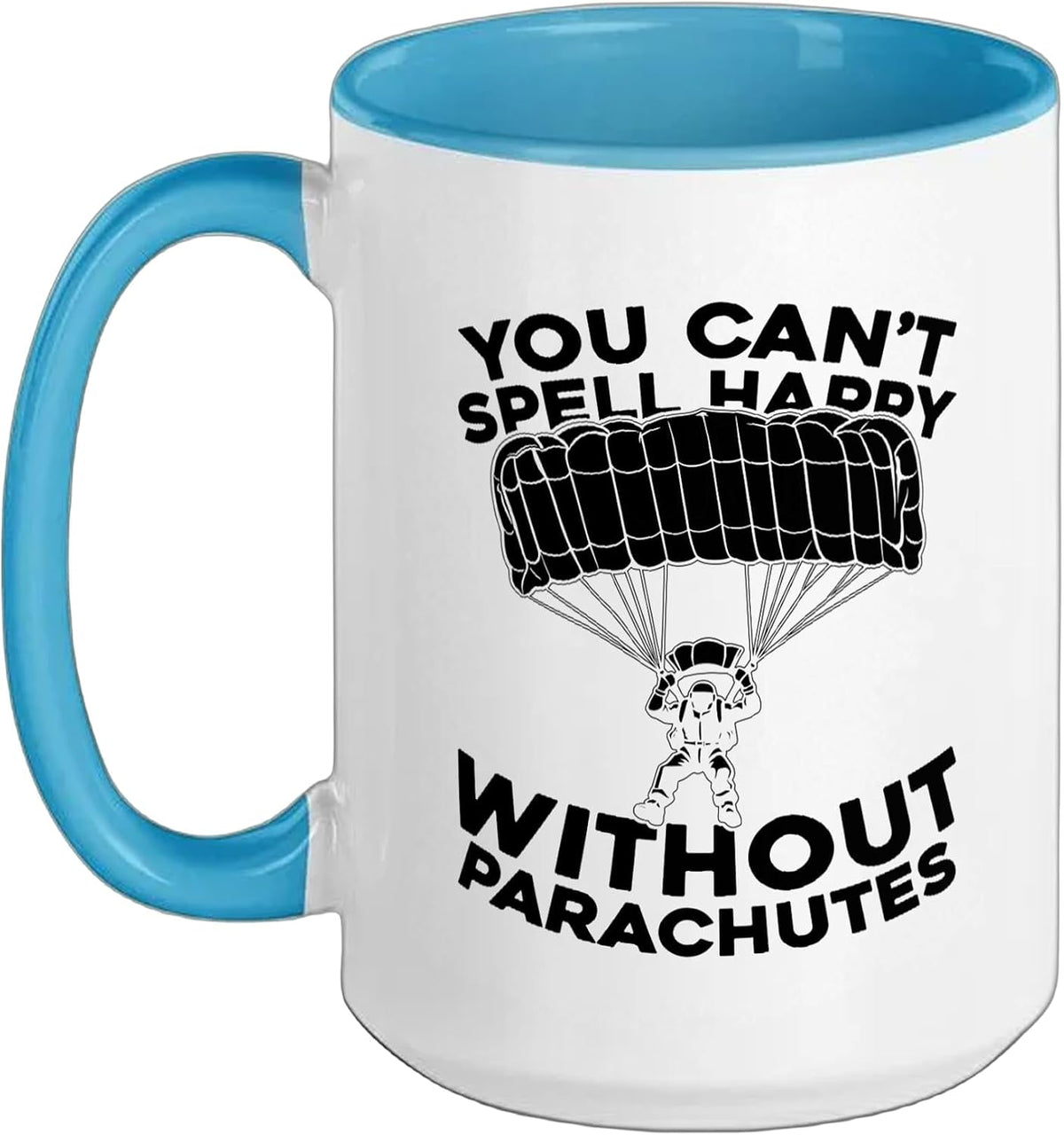 Skydiver - Parachuting Sky Surfing Skydiving Ceramic Mug