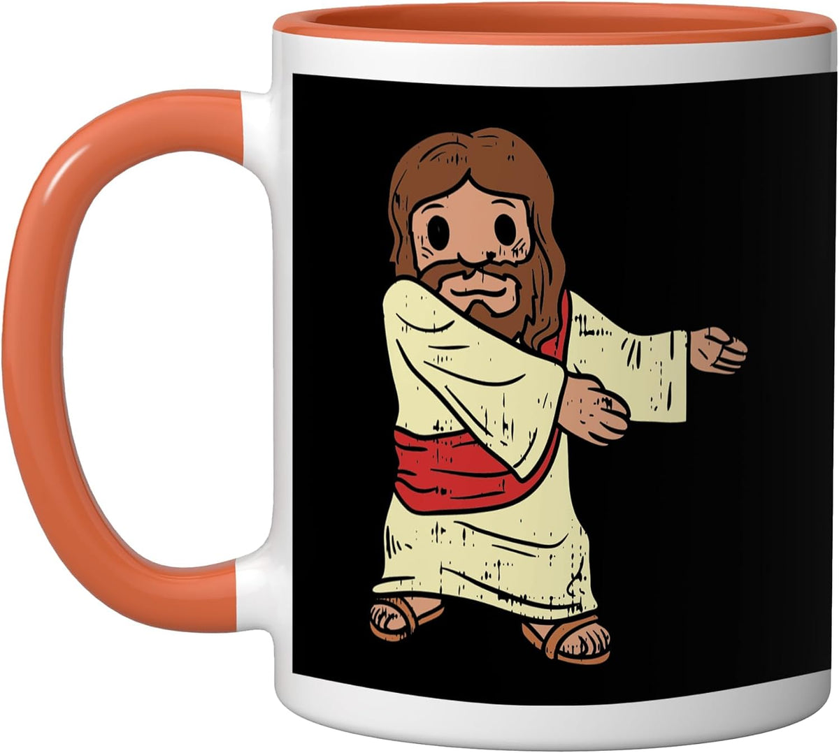 Christmas Flossing Jesus Floss Christian Xmas Ceramic Mug
