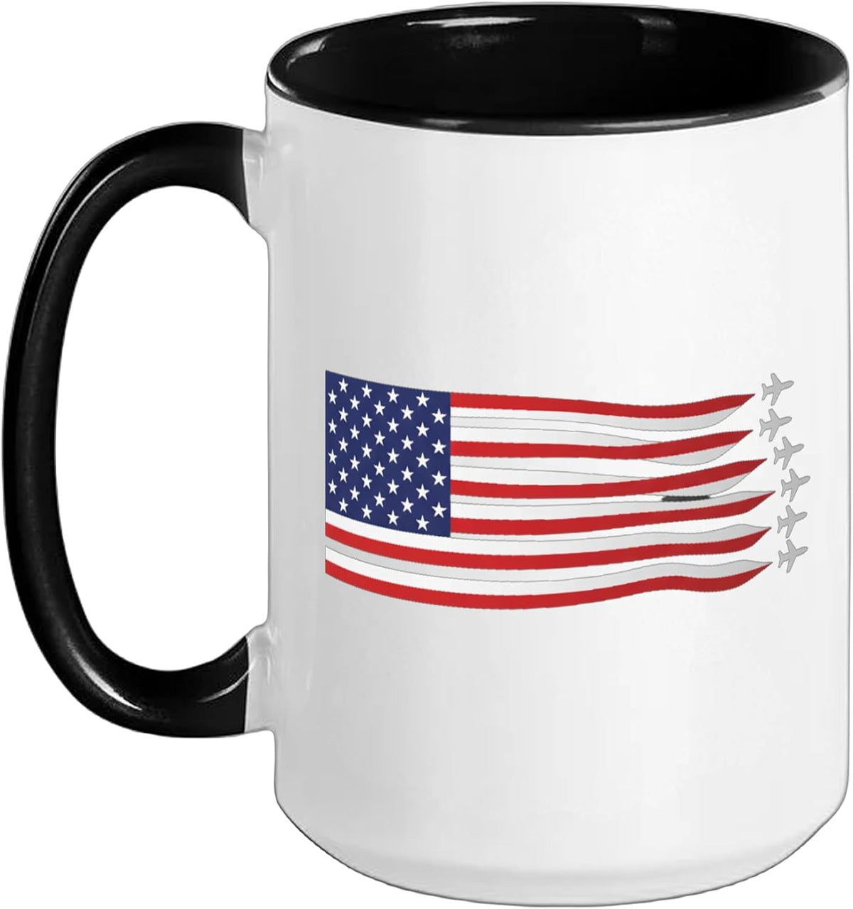 Usa Patriotic Flag Freedom American Flag Design Ceramic Mug