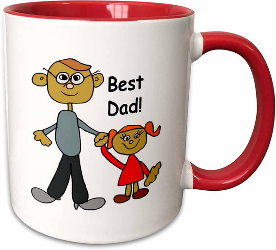Best Dad Christmas Ceramic Mug