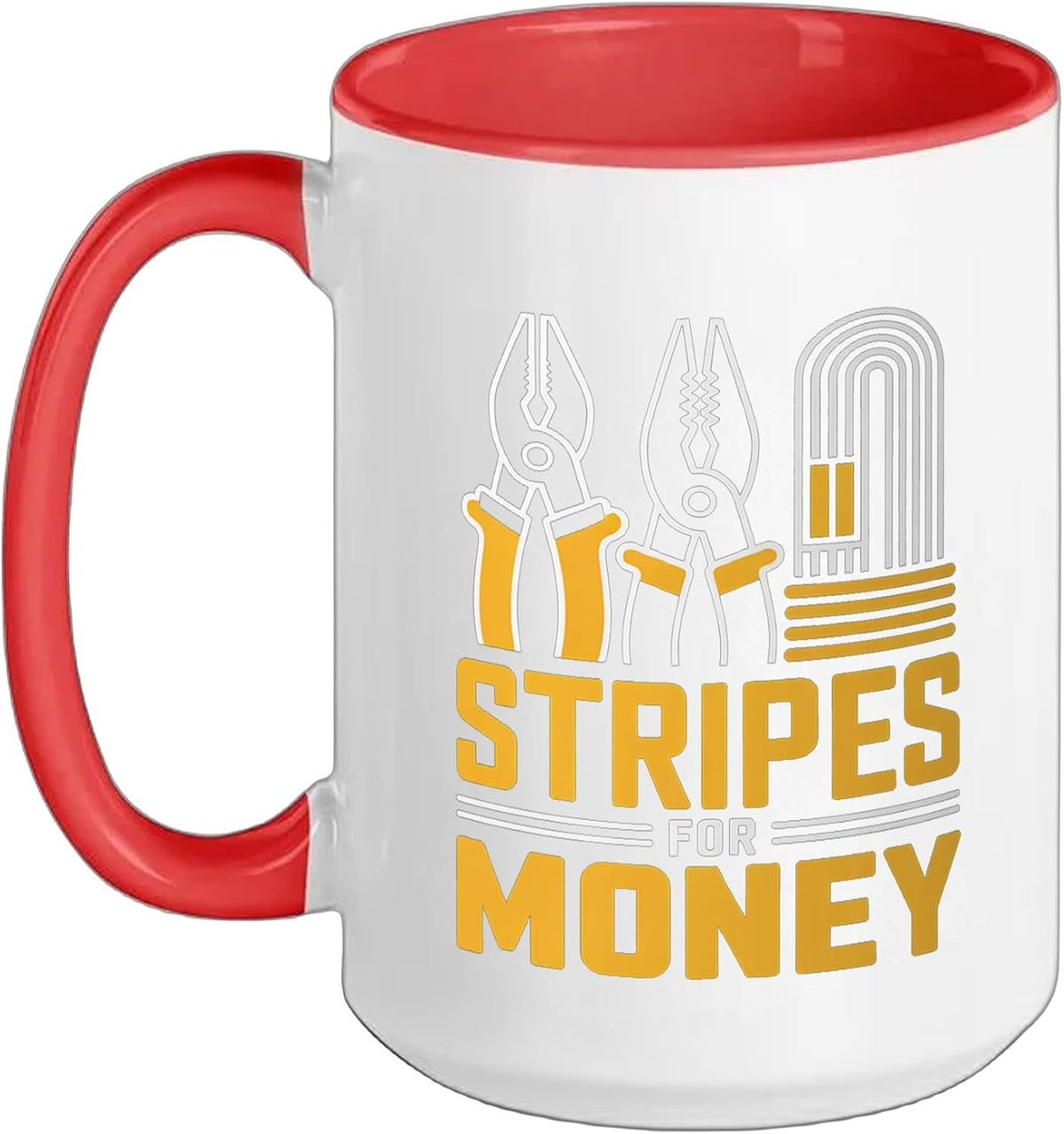 Strips For Money Funny Electrician Wire Stripper Ceramic Mug