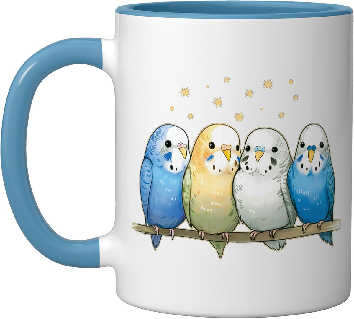 Budgie Birds Parakeet Parrot Funny Budgies Ceramic Mug
