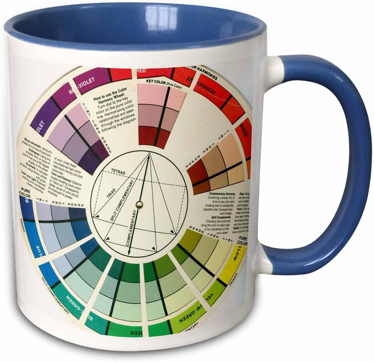 Color Wheel Ceramic Mug