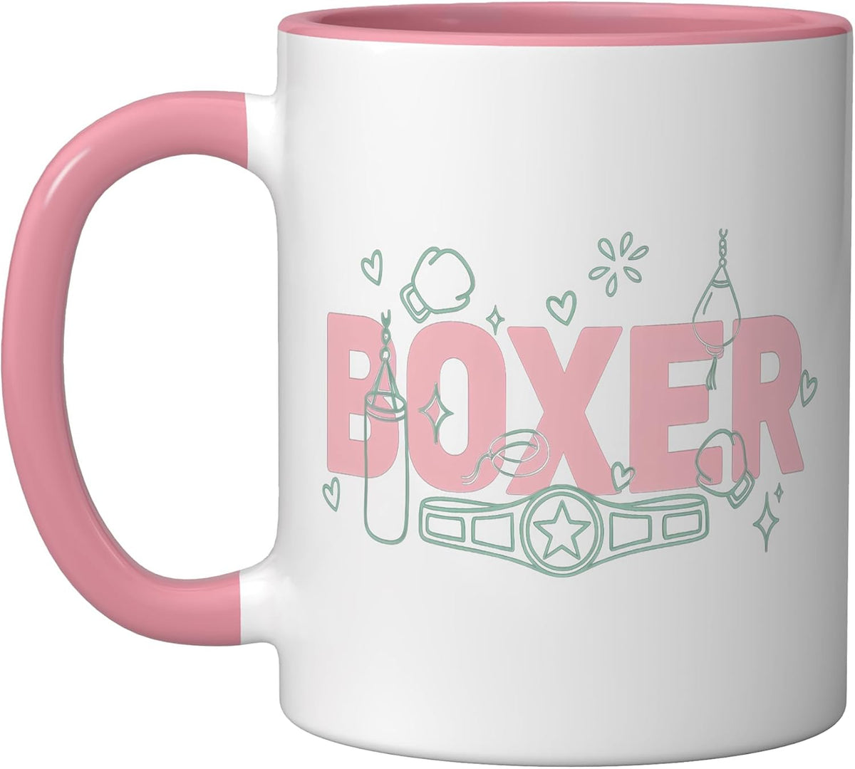 Boxing Match Sweet Science Sparring Workout Pugilism Box Ceramic Mug