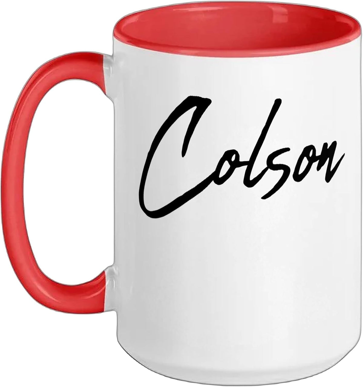 Beautiful Handwritten Font Colson Calligraphy Ceramic Mug