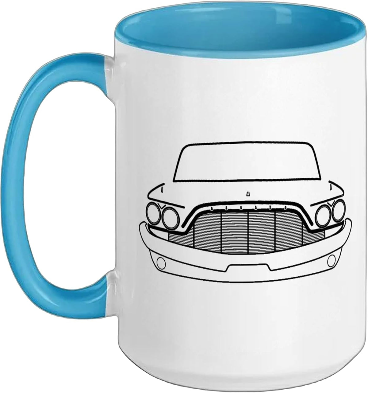 1960 Desoto American Collector Car Line Drawing Ceramic Mug