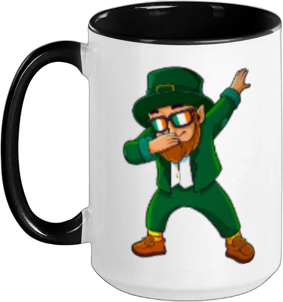 St Patricks Day Dabbing Leprechaun Boys Kids Men Gifts Dab Ceramic Mug