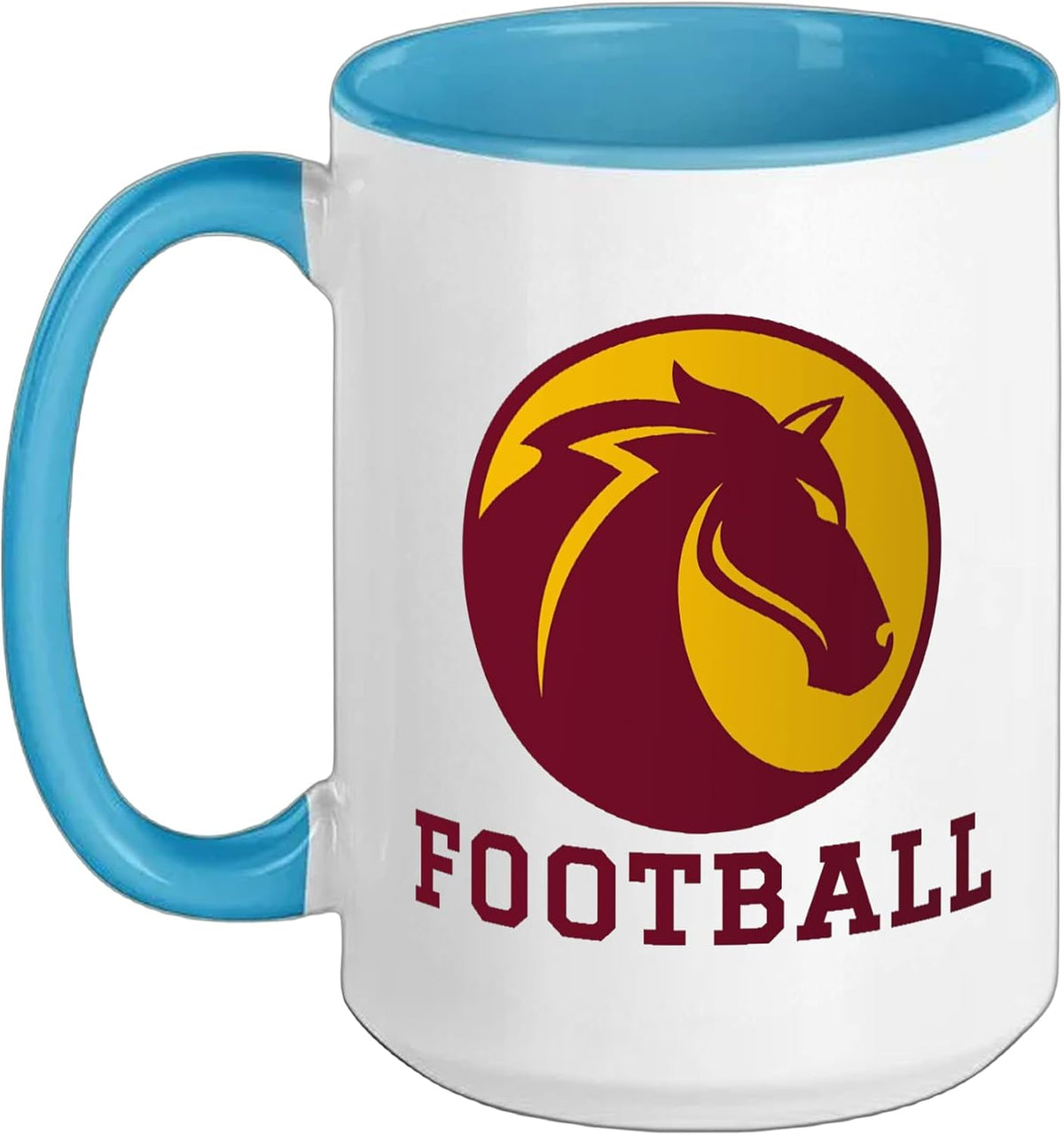 Arts & College Preparatory Logo Football Ceramic Mug