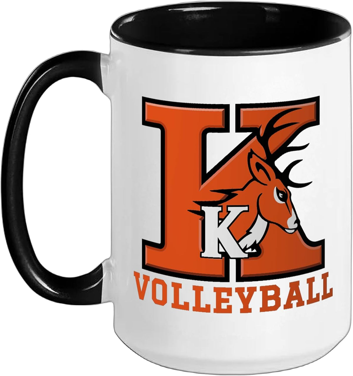 Kingsley Area Stags Volleyball Ceramic Mug