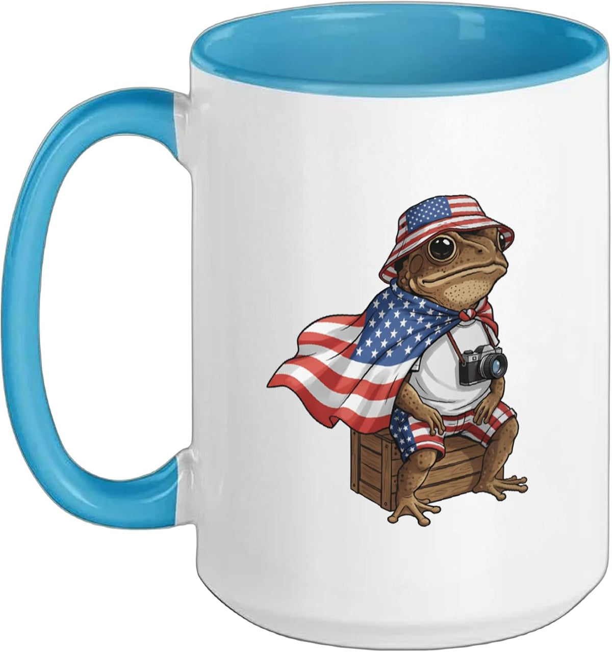 American Flag Usa Flag Red White Blue Patriotic 4th Of Ceramic Mug