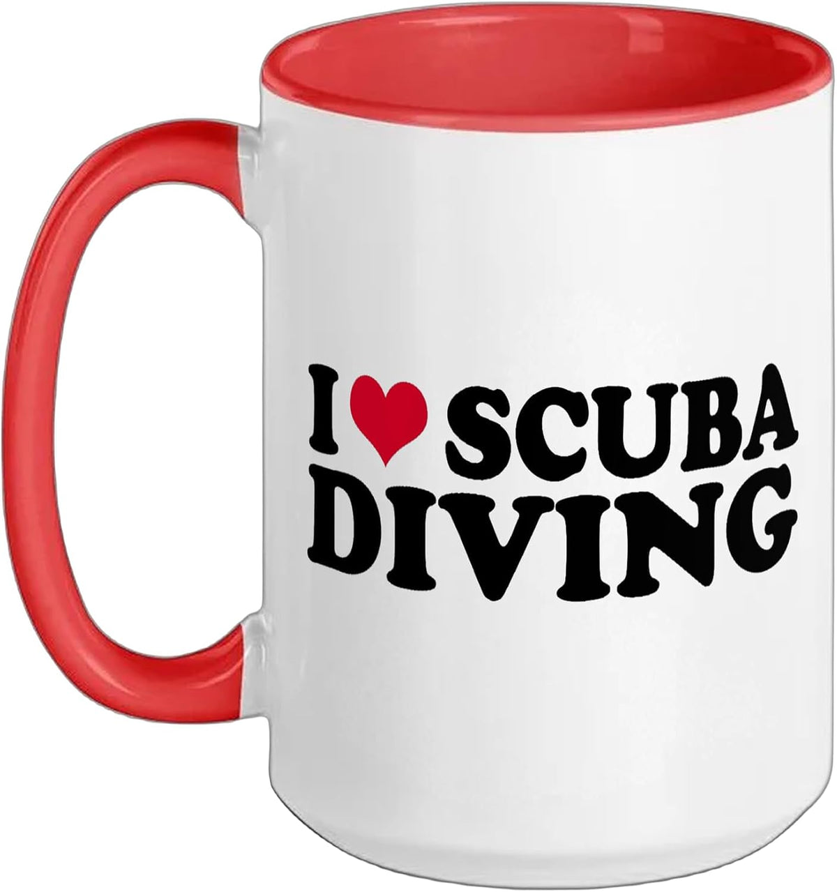 I Love Scuba Diving Diver Ceramic Mug