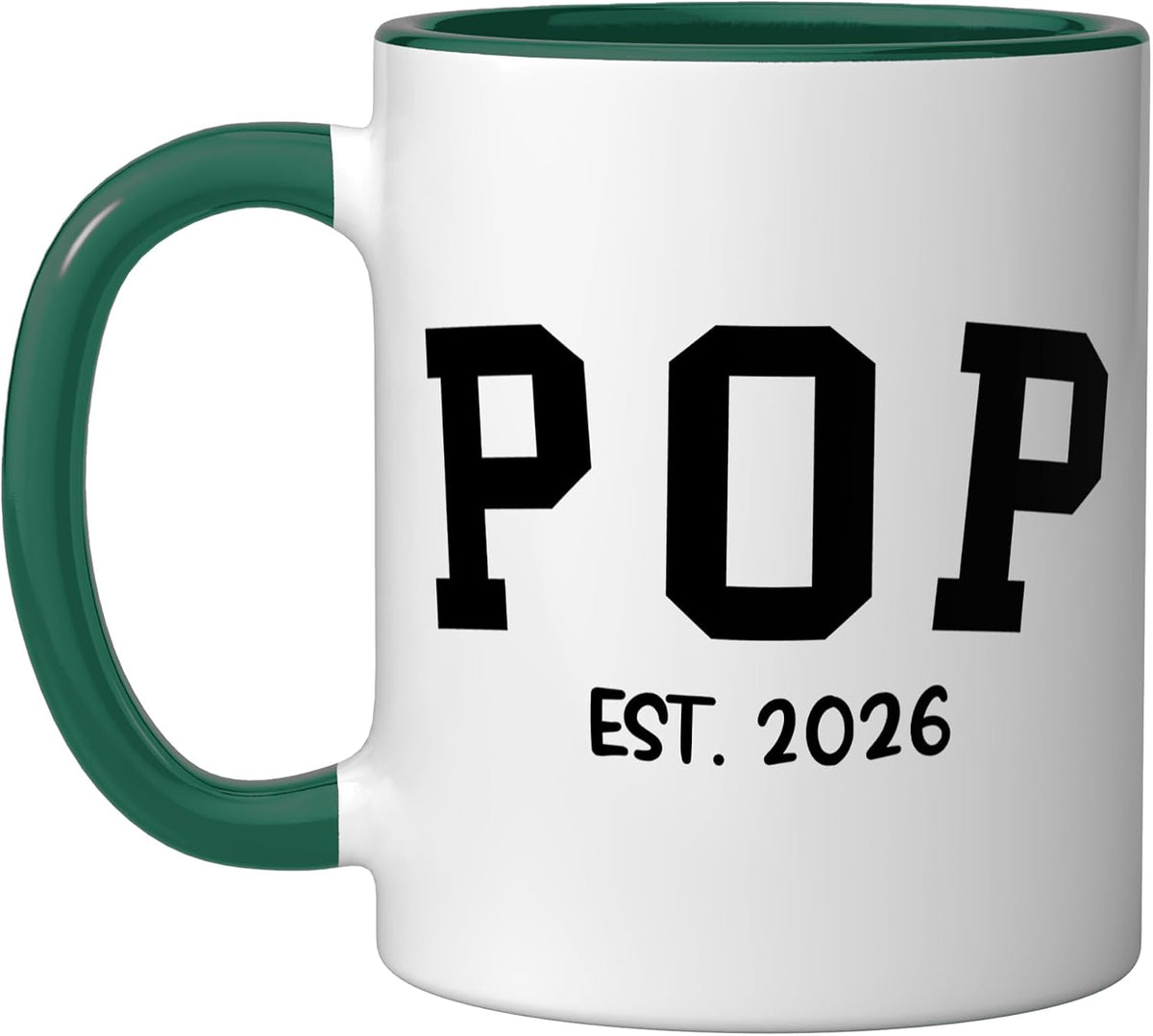 Pop Est 2026 Classic Grandpa Fathers Day Ceramic Mug