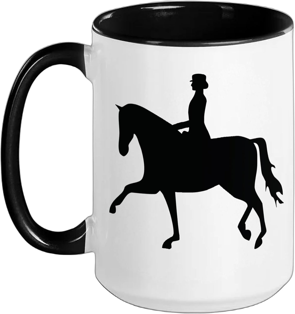 Dressage Horse Ceramic Mug