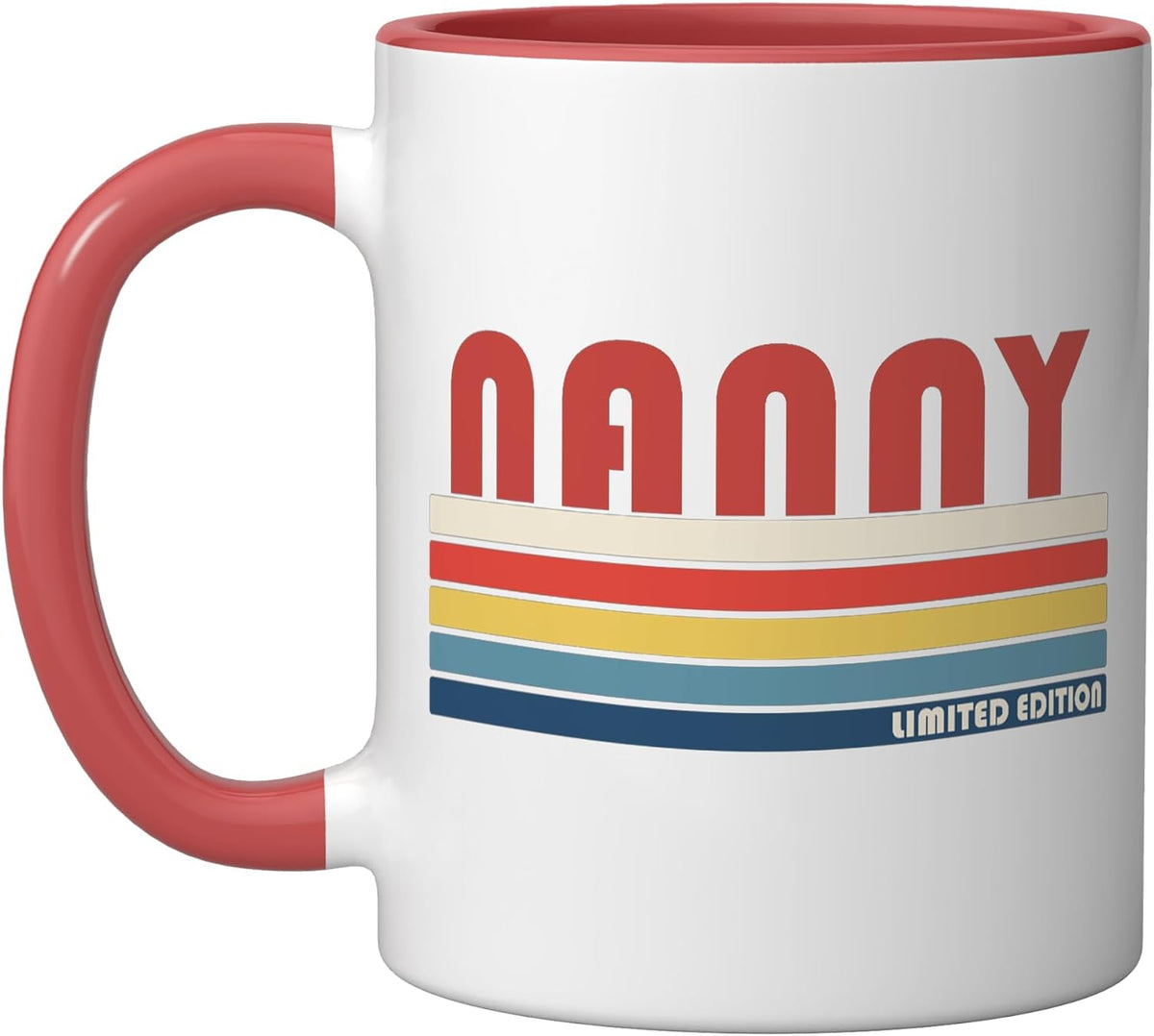 Nanny Limited Edition Retro Stripes Ceramic Mug