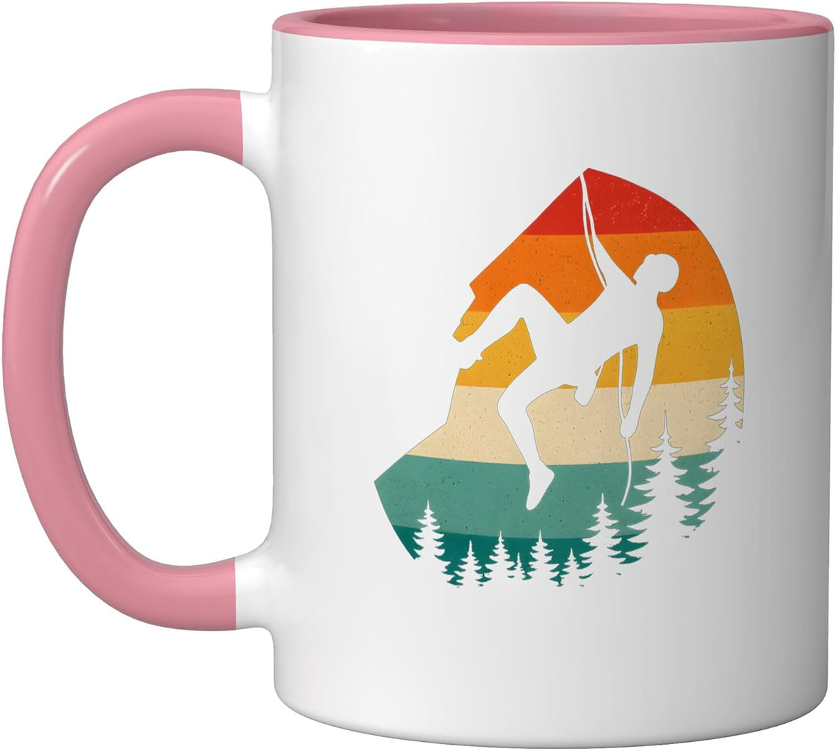 Rock Climbing Retro Climber Vintage Outdoor Sports Ceramic Mug