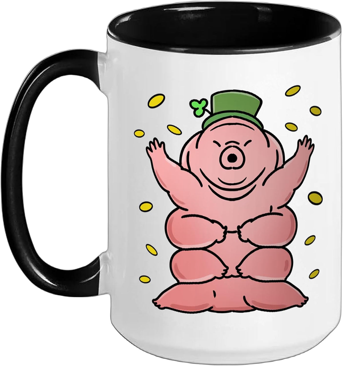 St Patricks Day Tardigrade Microbiologist Ceramic Mug