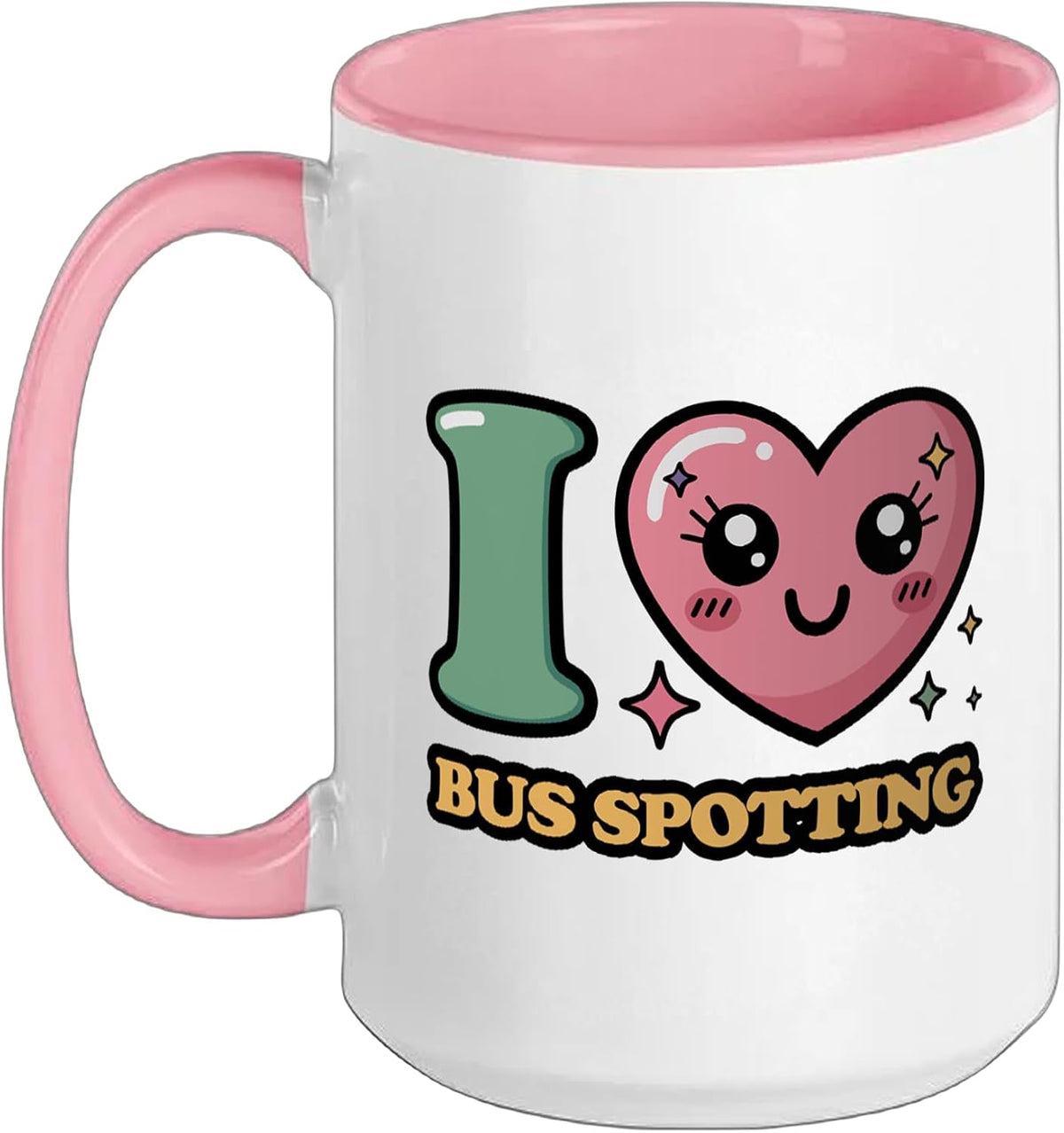 I Love Bus Spotting Ceramic Mug