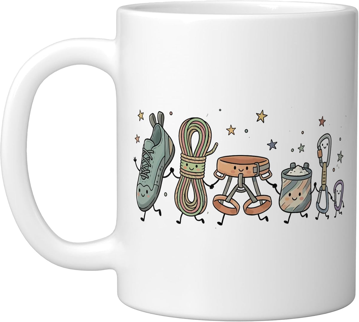 Rock Climbing Crew Cute Bouldering Funny Rock Climber Ceramic Mug
